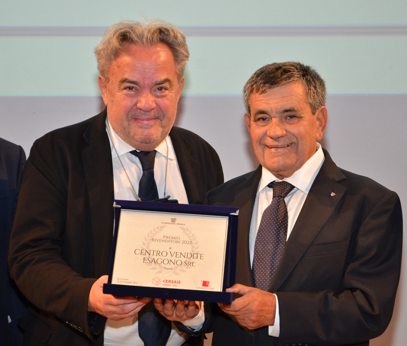Premio Rivenditori Cersaie 2022 a Esagono